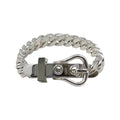 Hermes Bracelet Boucles Sellier PM ST Silver