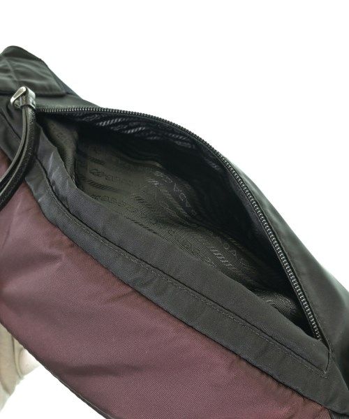 Prada Nylon Check Waist Bag Khaki — view 5