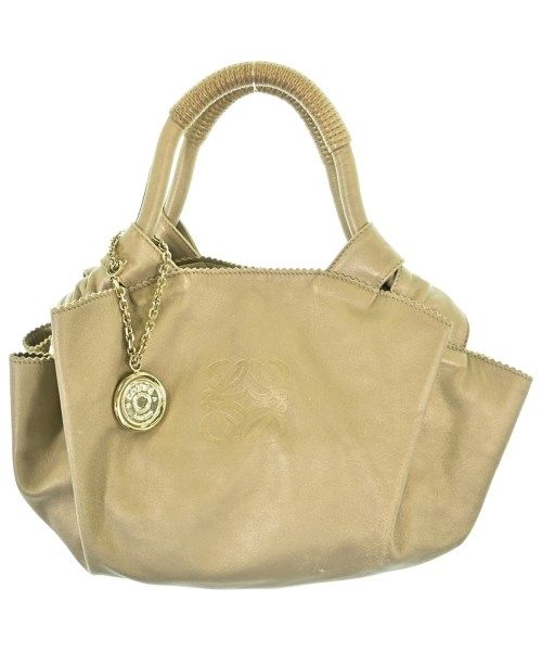 Loewe Anagram Nappa Aire Handbag Beige