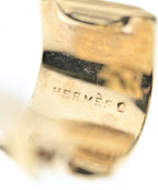 Hermes Earrings Gold — view 5