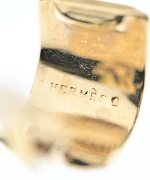 Hermes Earrings Gold — view 5