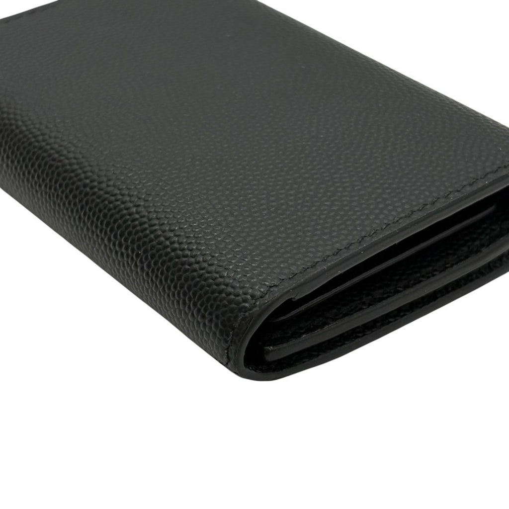 Saint Laurent Key Case 6 Leather Black Paris Key Holder — view 8
