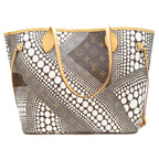 Louis Vuitton Yayoi Kusama Monogram Wave Neverfull MM Tote Bag — view 3