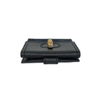 Gucci Bamboo GG Pattern Leather Bifold Wallet Mini Black — view 3