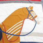 Hermes Carre 100 Horse Wear Scarf Shawl Cashmere Beige — view 3