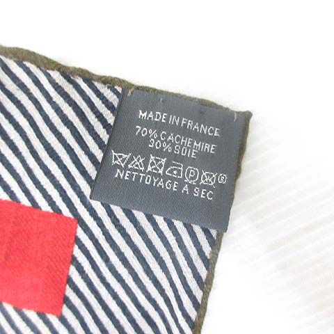 Hermes Carre 100 Horse Wear Scarf Shawl Cashmere Beige — view 7