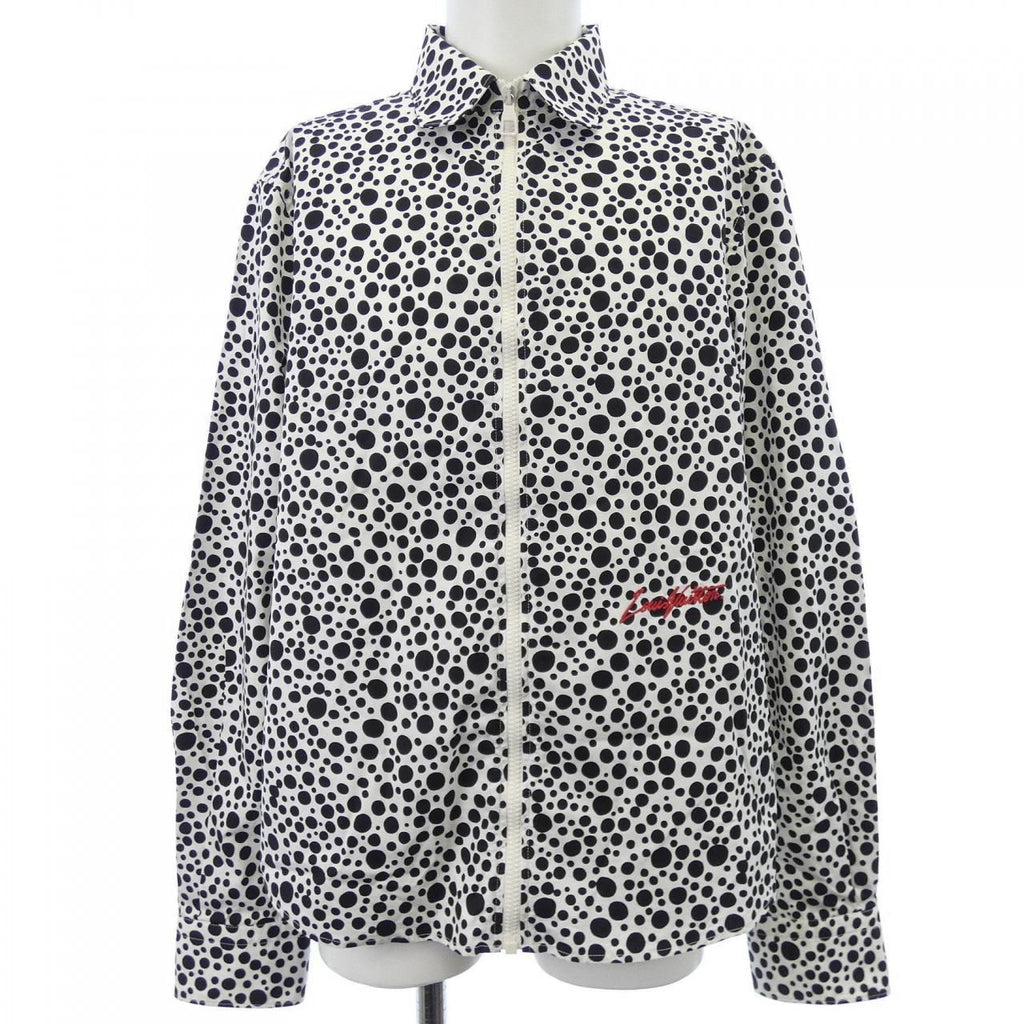 Louis Vuitton LV YK Infinity Dot Printed Zipped Shirt Yayoi Kusama Jacket