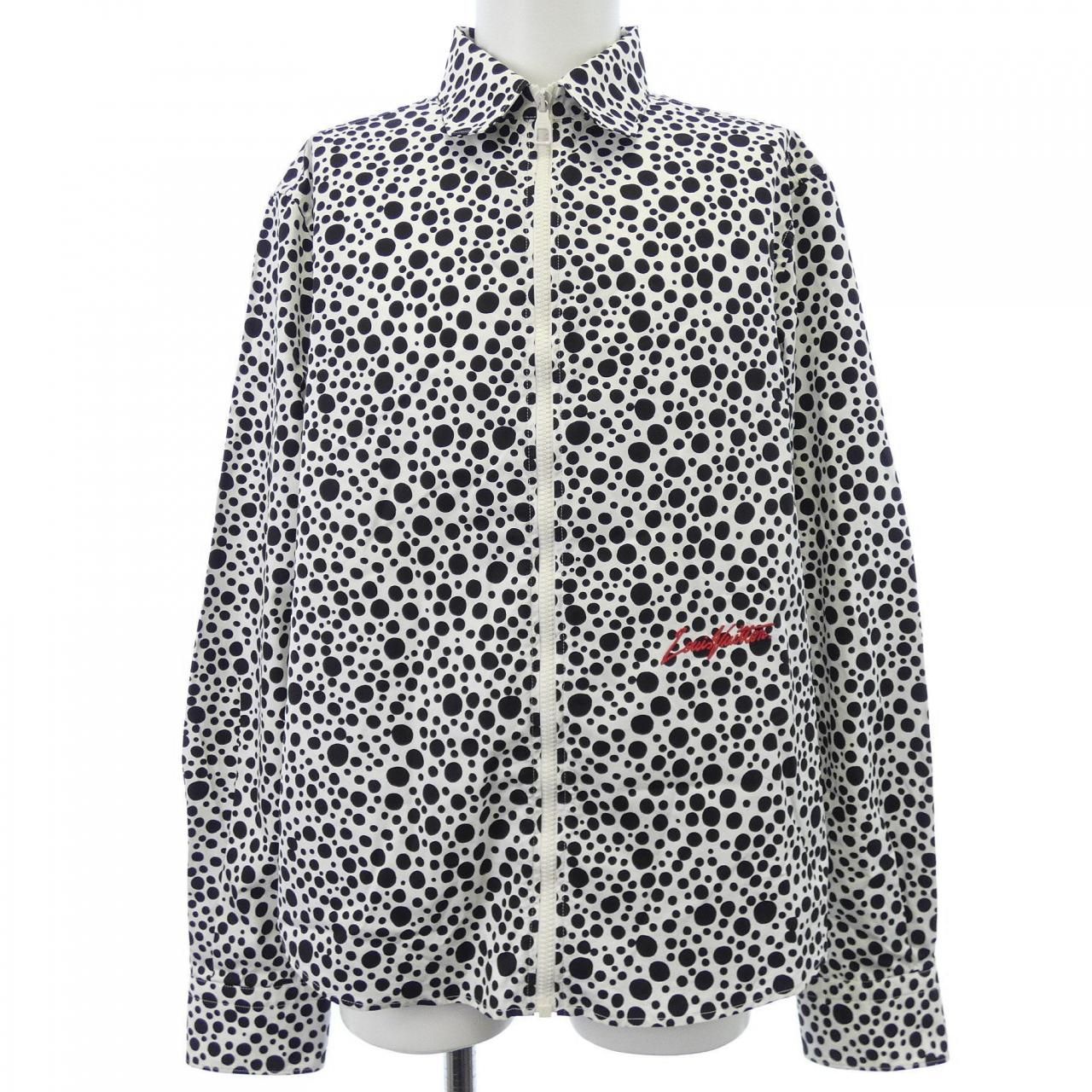 Louis Vuitton LV YK Infinity Dot Printed Zipped Shirt Yayoi Kusama Jacket