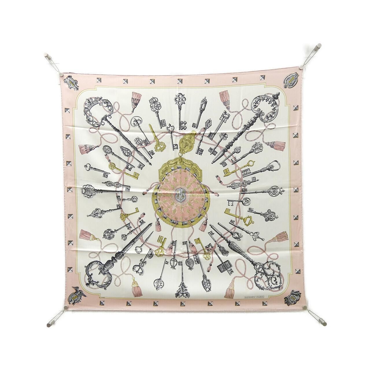 Hermes les Cles Carre Scarf