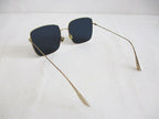 Dior Sunglasses Stellaire Metal Gold Navy Square Frame Eyewear — view 6