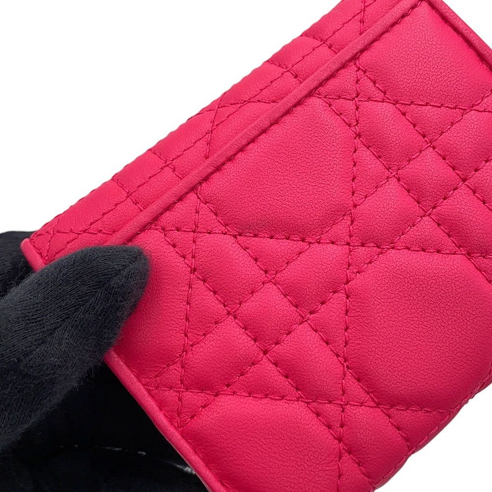Dior Trifold Wallet Lady Lotus Cannage — view 8