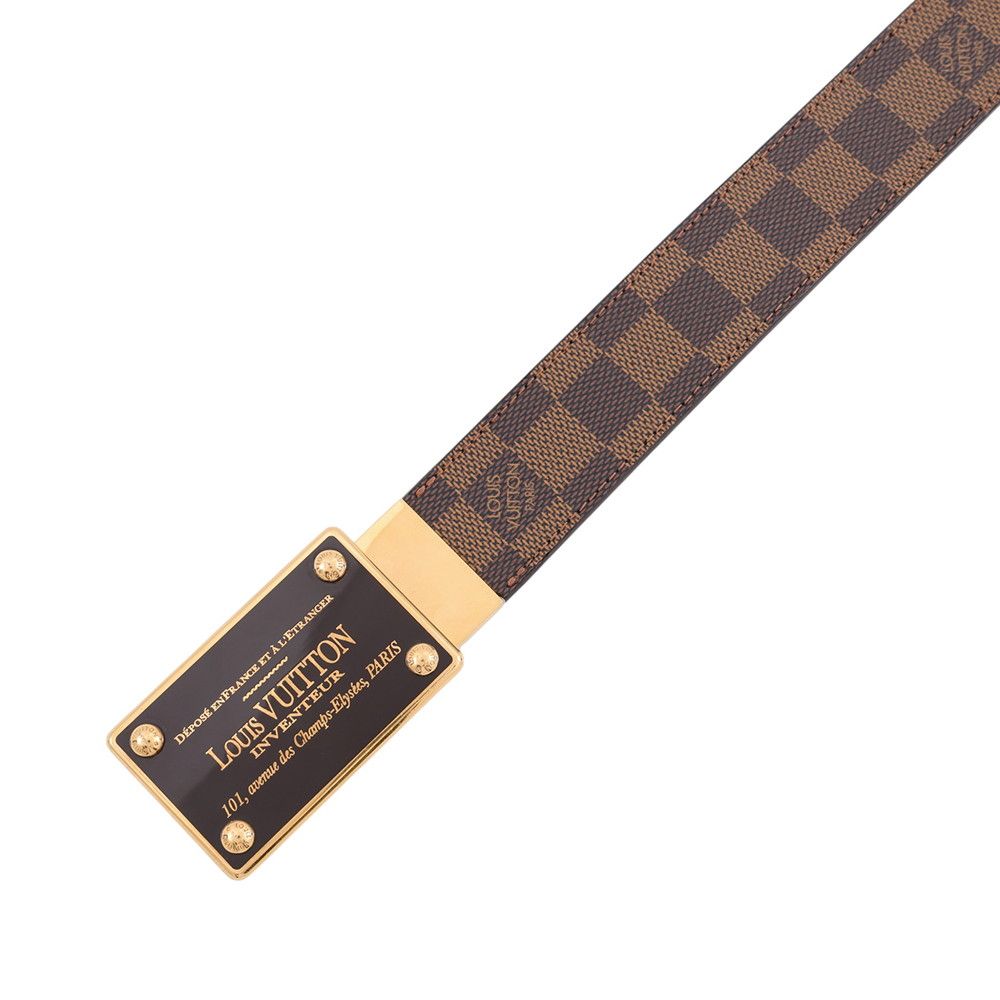Louis Vuitton Belt Damier Ebene Ceinture Inventeur Reversible — view 4