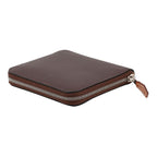 Hermes Coin Purse Azap Compact Silk in Mocha Silver Evercolor — view 2