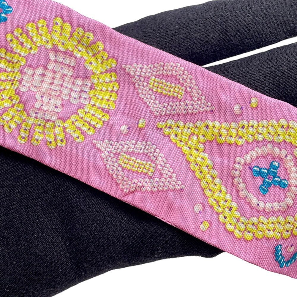 Hermes Scarf Twilly Kelly en Perles Silk Twill Fall Winter — view 6