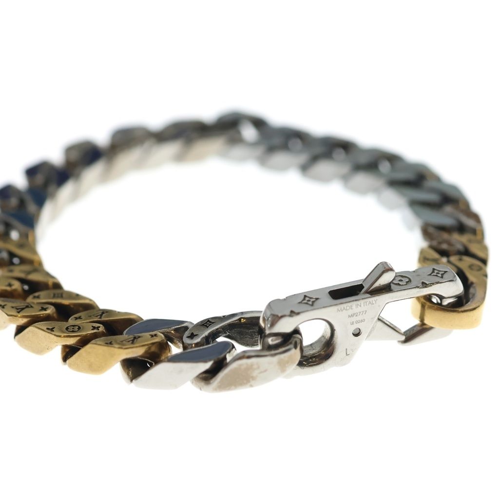 Louis Vuitton Monogram Collier Chain Links Patches Strass Rhinestone Metal — view 5