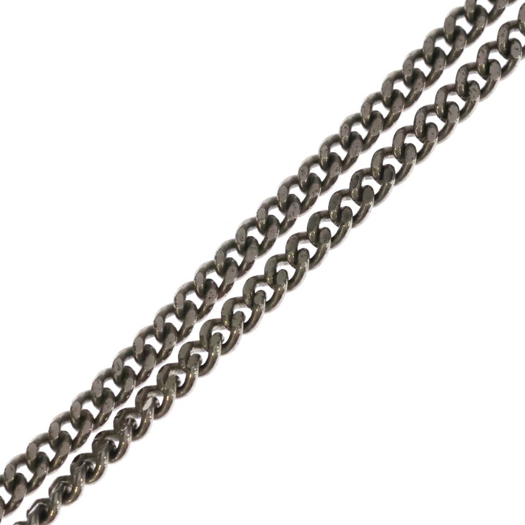 Dior Oblique Rhinestone Pendant Chain Necklace — view 4