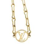 Louis Vuitton Collier Forever Young Monogram Motif Chain Necklace Gold — view 3