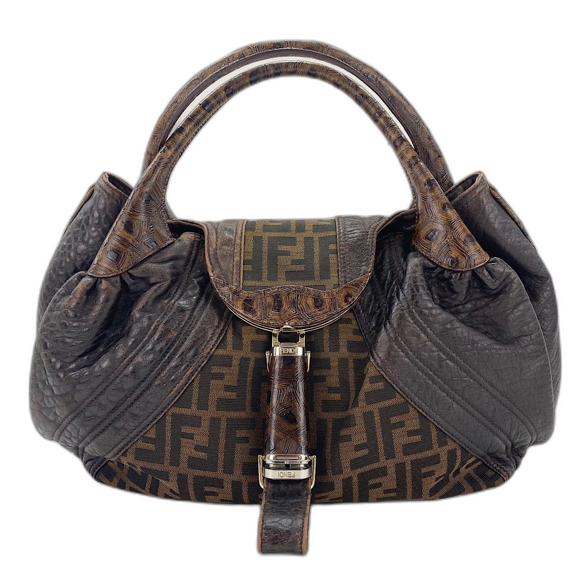 Fendi Handbag Spy Brown