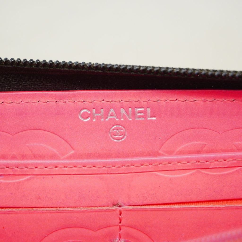 Chanel Wallet Cambon Lambskin Black Silver — view 4