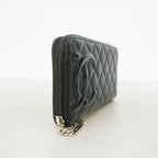 Chanel Wallet Cambon Lambskin Black Silver — view 2