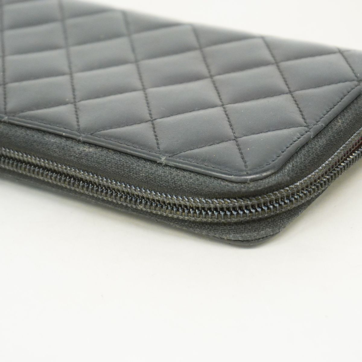 Chanel Wallet Cambon Lambskin Black Silver — view 6