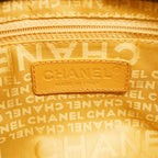 Chanel Chain Tote Bag Lambskin Beige Silver — view 5
