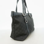 Gucci Tote Bag GG Nylon Black Silver — view 2
