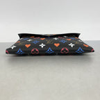 Louis Vuitton Pouch Monogram Game on Pochette Kirigami Black White — view 3