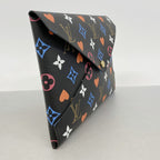 Louis Vuitton Pouch Monogram Game on Pochette Kirigami Black White — view 2