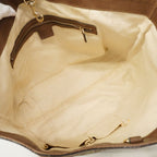 Gucci Tote Bag GG Supreme Brown Gold — view 4