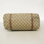 Gucci Tote Bag GG Supreme Brown Gold — view 3