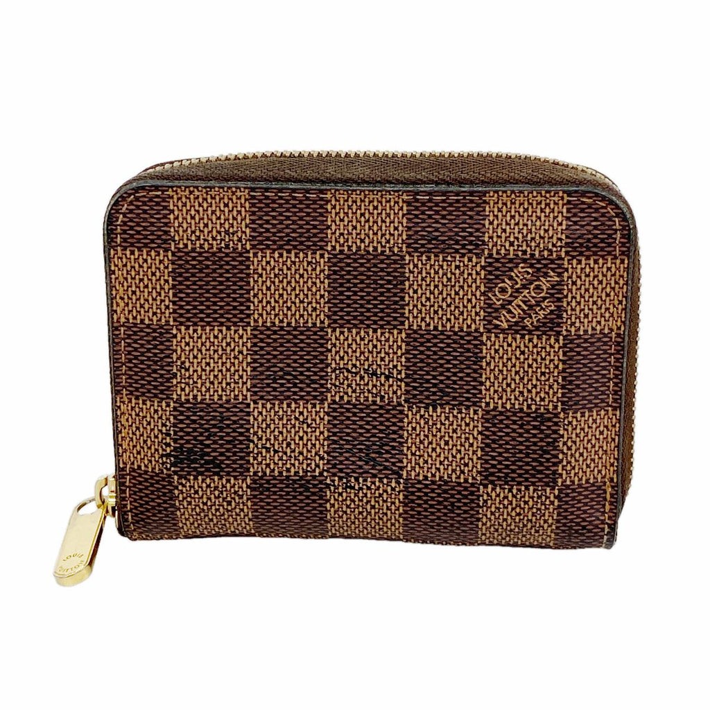 Louis Vuitton Coin Purse Damier Zippy Ebene