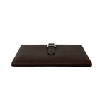 Hermes Bearn Soufflet Veau Epsom Bifold Wallet Chocolat Brown — view 6