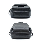 Louis Vuitton Double Phone Pouch NM Shoulder Bag Monogram Shadow Calf Leather — view 4