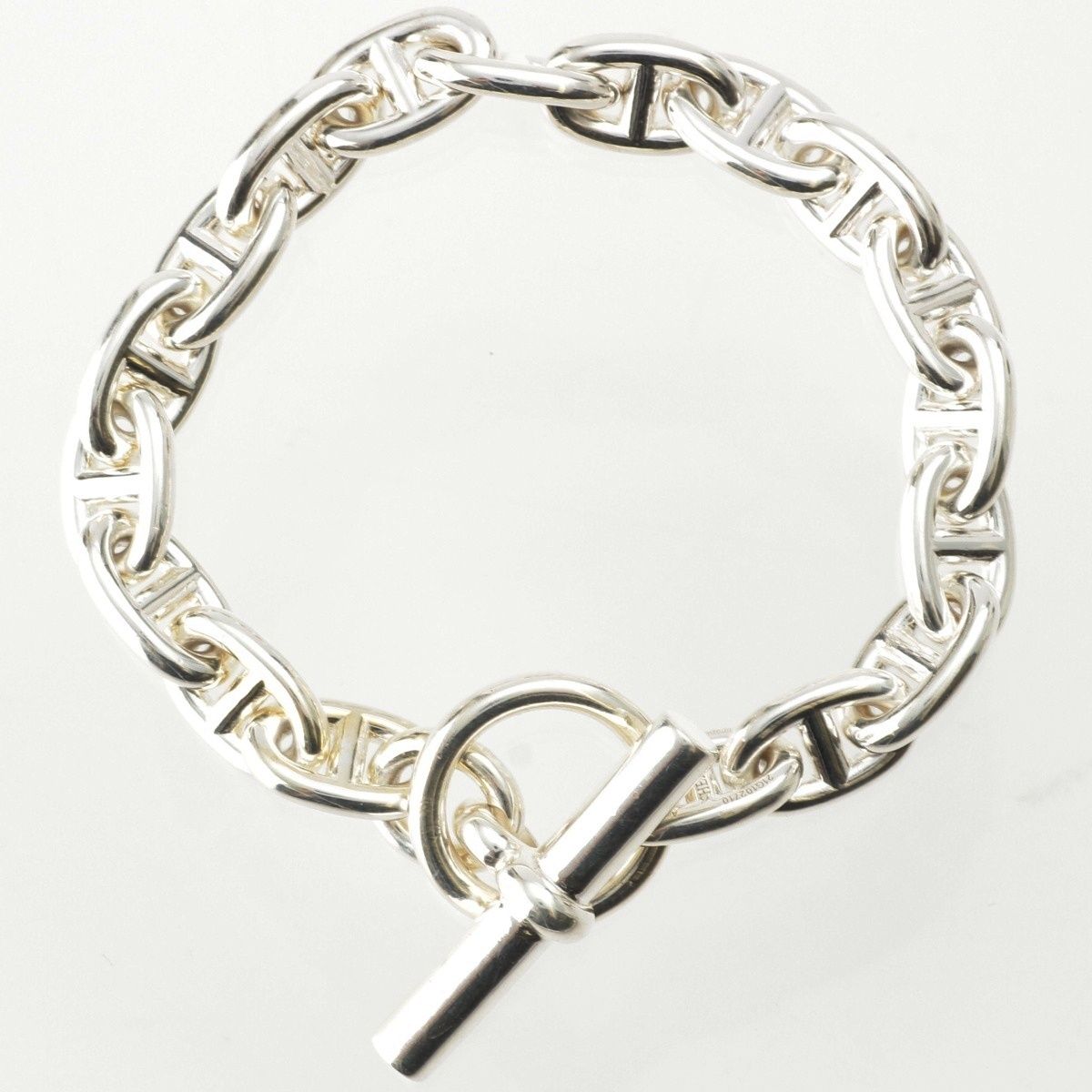 Hermes Chaine D'Ancre PM 18 Top Bracelet Silver 15