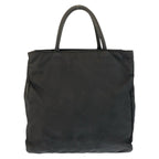 Prada Tessuto Black Silver Nylon Tote Bag — view 2