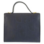Dior Vintage Trotter Navy Gold Handbag — view 2