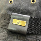 Gucci Gold Plate GG Canvas Bucket Hat M Black — view 7