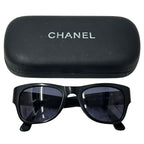 Chanel Sunglasses CC Logo Black Eyewear — view 8
