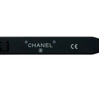 Chanel Sunglasses CC Logo Black Oval Eyewear — view 7
