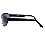 Chanel Sunglasses CC Logo Black Oval Eyewear — view 3