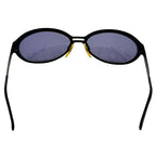 Chanel Sunglasses CC Logo Black Oval Eyewear — view 4