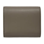 Celine Wallet Triomphe Bifold Leather Gray Gold Mini Small — view 2