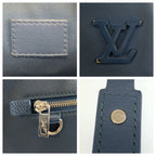 Louis Vuitton LV Aerogram Pochette iPad Blue Silver — view 3