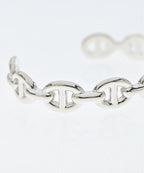 Hermes Bracelet Bangle Silver — view 3