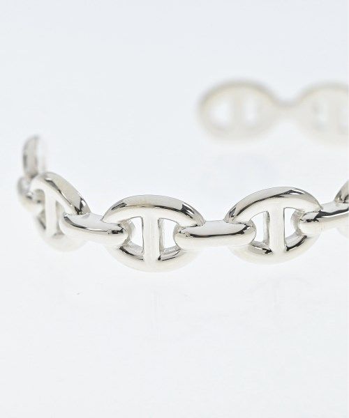 Hermes Bracelet Bangle Silver — view 3