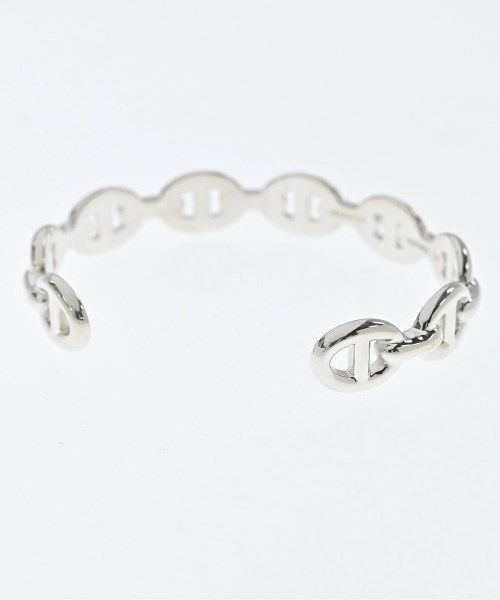 Hermes Bracelet Bangle Silver — view 2