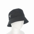 Prada Re-Nylon Triangle Logo Bucket Hat L Black
