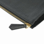 Fendi Monster Leather Clutch Black — view 6