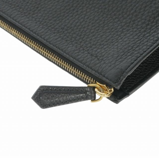 Fendi Monster Leather Clutch Black — view 6